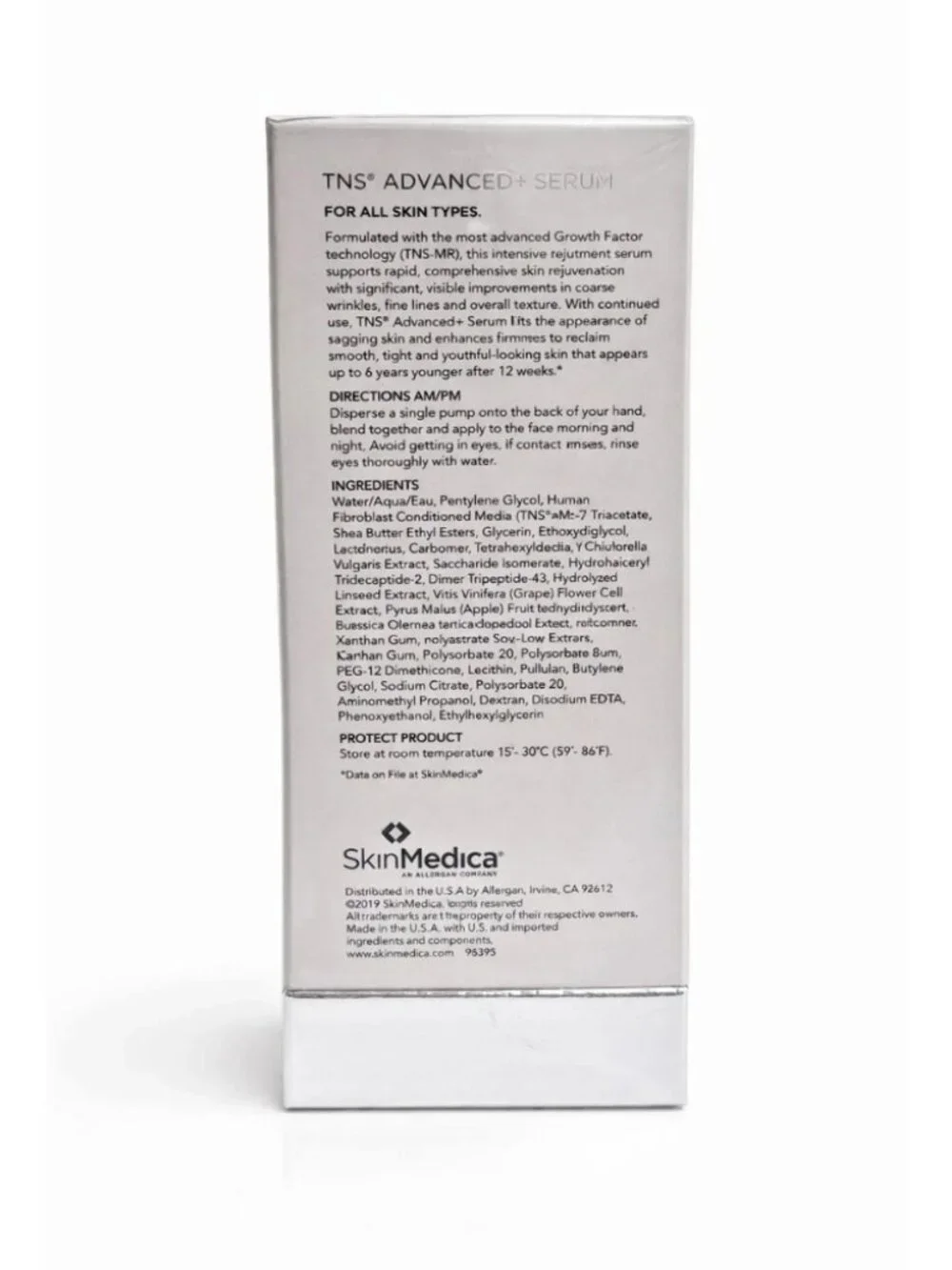SkinMedica TNS Advanced+ Serum 1 Oz / 30ml New Sealed Authentic Exp 2027